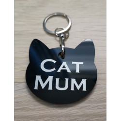 Cat Mum keyring